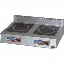 【業務用/新品】 マルゼン IH調理器 卓上型 3kW+3kW  3相200V MIHX-33C W900×D600×H170 【送料無料】