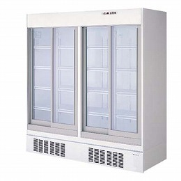 【業務用】 福島工業 スライド扉 リーチイン 冷蔵タイプ 単相100V MSU-60GWSR7 W1800×D450×H1900 【送料無料】