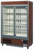 【業務用】 ホシザキ リーチイン冷蔵ショーケース(木目調) RSC-120D-B W1200×D650×H1880 【送料無料】