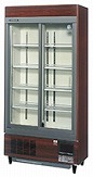 【業務用】 ホシザキ リーチイン冷蔵ショーケース(木目調) RSC-90D-B W900×D650×H1880 【送料無料】