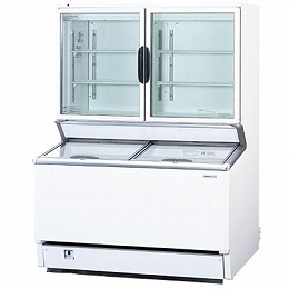 【業務用】 パナソニック 冷凍ショーケース デュアル型 三相200V 385L SCR-D1203NA W1204×D74×H1615 【送料無料】