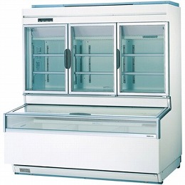 【業務用】 パナソニック 冷凍ショーケース ワイドタイプ 単相100V/三相200V SCR-D1908N W1800×D950×H1950 【送料無料】