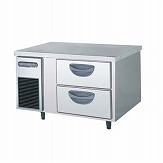 【業務用】 福島工業 2段ドロワーテーブル 冷蔵庫 単相100V TBC-30RM2 W900×D600×H550 薄型 【送料無料】