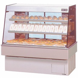 【業務用】 サンデン 対面ケーキショーケース 前面オープンタイプ 単相100V TOA-LB150Y W1500×D700×H1155 【送料無料】