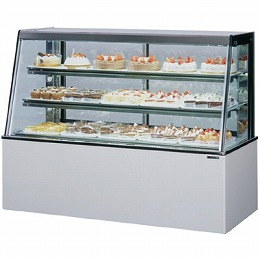 【業務用】 サンデン 対面ケーキショーケース 高加湿タイプ 単相100V TSA-180X W1800×D652×H1155 【送料無料】