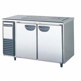 【業務用】 福島工業 サンドイッチテーブル 冷蔵庫 単相100V TSC-40RE1-A W1200×D600×H810 薄型 【送料無料】