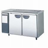 【業務用】 福島工業 サンドイッチテーブル 冷蔵庫 単相100V TSC-40RE1-B W1200×D600×H810 薄型 【送料無料】