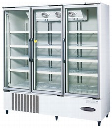 【業務用】 ホシザキ　冷凍リーチインショーケース(白) USF-180Z3 W1800×D800+50×H1915 【送料無料】